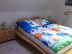 Ferienwohnung Galina, Blick ins Schlafzimmer