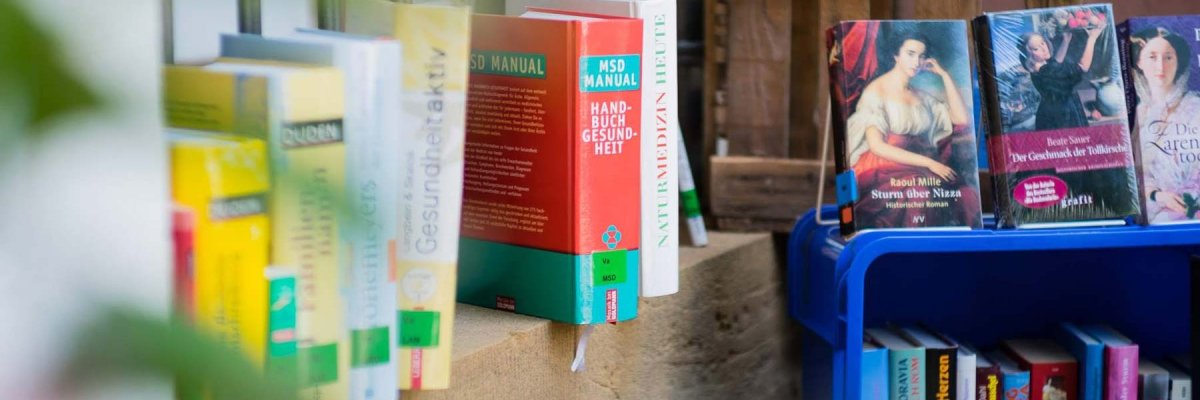 Bücher im Freien