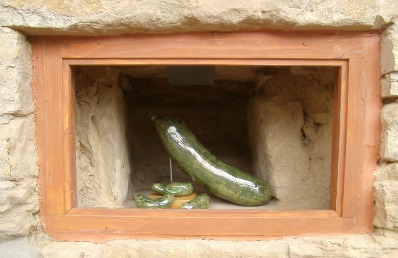 Die „Gummer“ wurde im neuen Dorfplatz verewigt