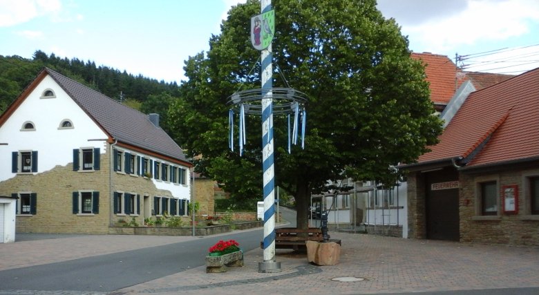Der Dorfplatz in Finkenbach-Gersweiler