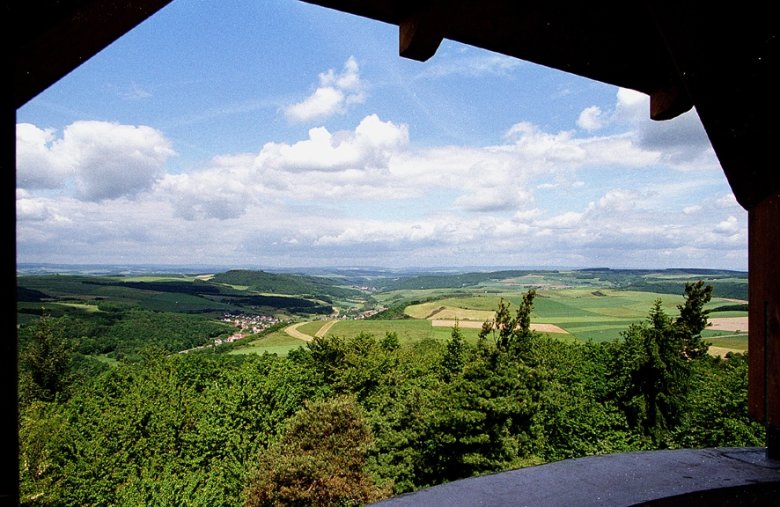 Blick vom Sattelbergturm