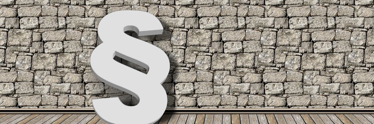 Paragrafzeichen. Symbolfoto von Pixabay