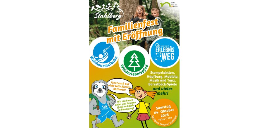 Plakat zum Familienfest in Stahlberg