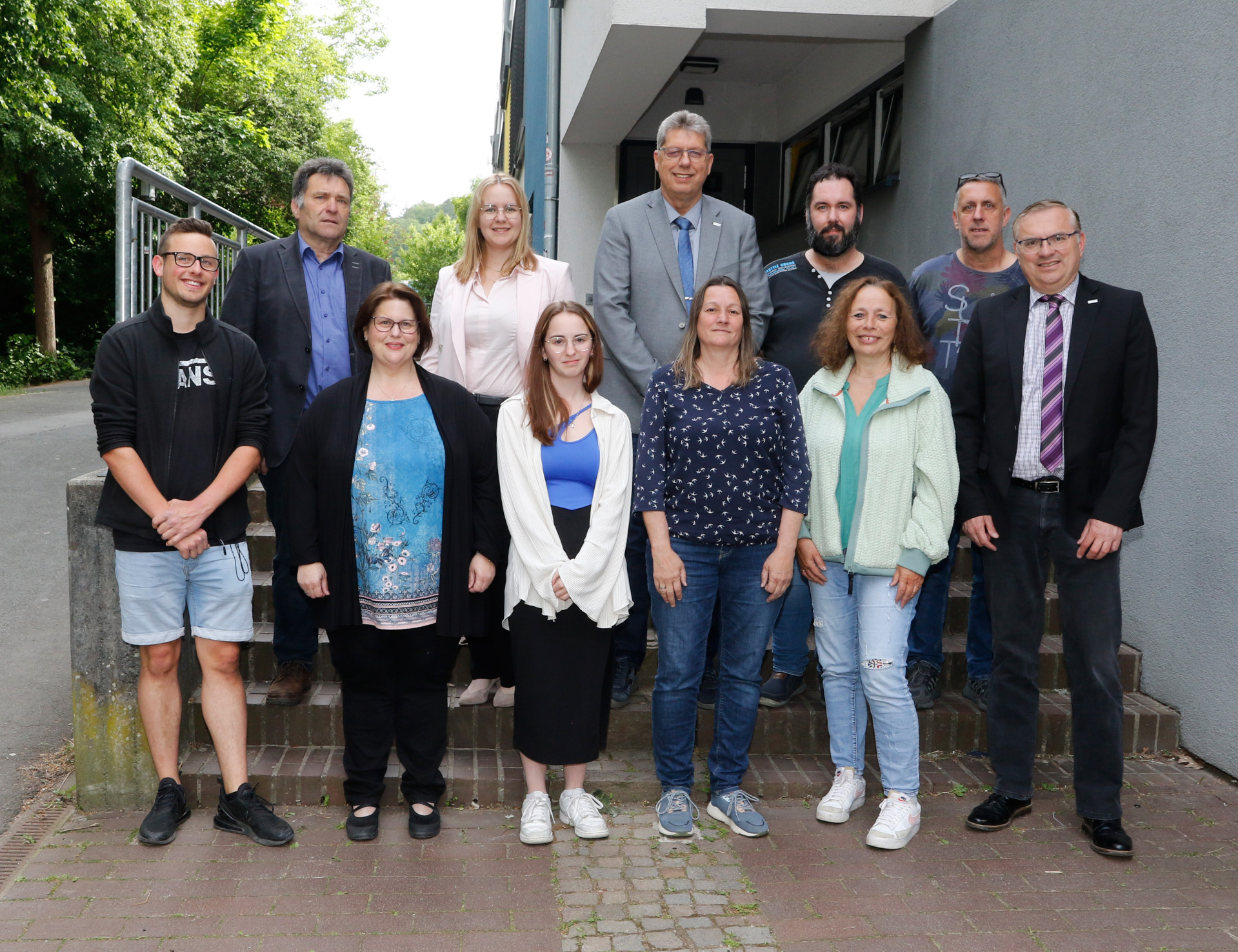 Foto Herzlich willkommen Personal VG NL Juni 2025