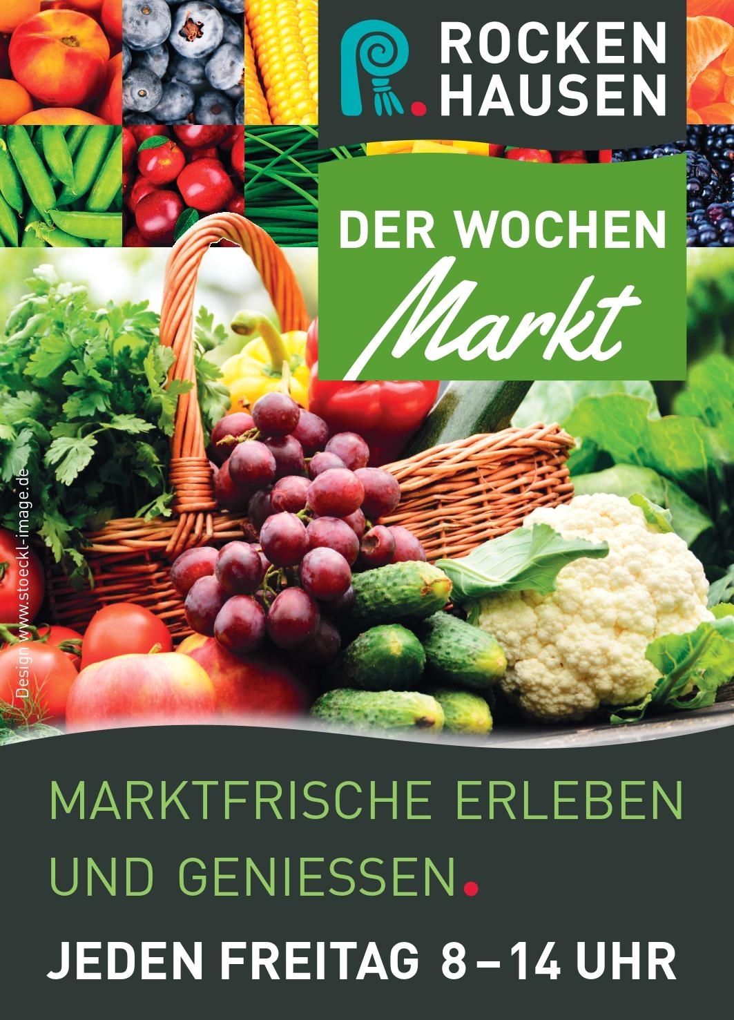 Plakat Wochenmarkt Rockenhausen