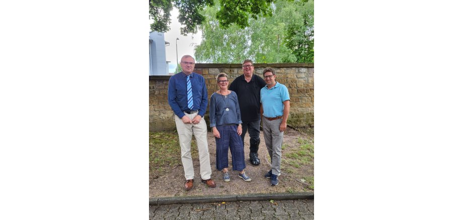 Foto des Personaltermins zur Verabschiedung von Rita Dörr