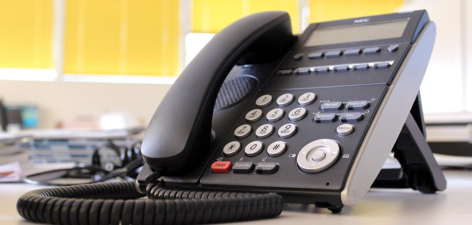 Telefon im Büro. Symbolfoto von Pixabay