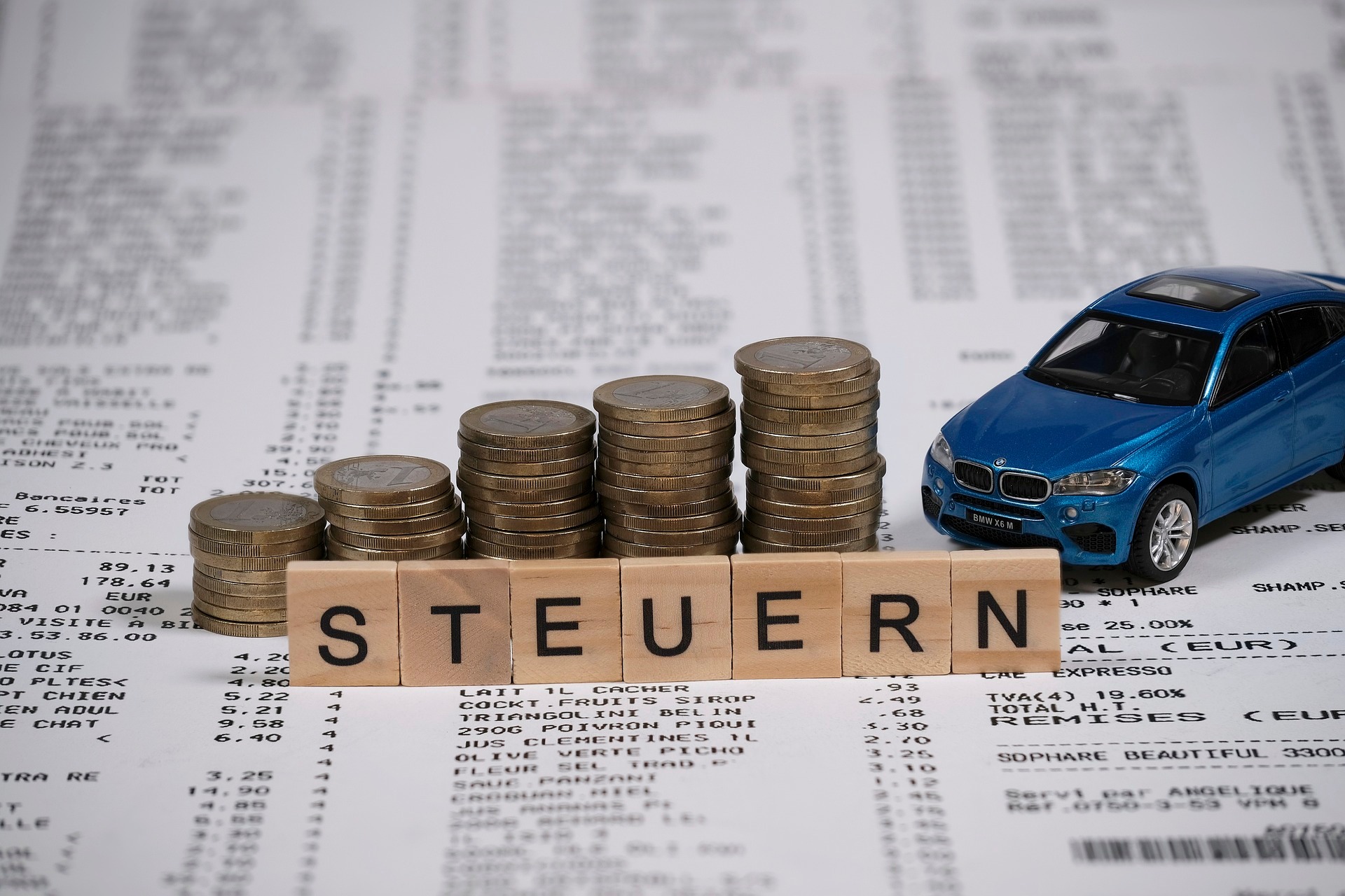 Steuern. Symbolfoto von Pixabay