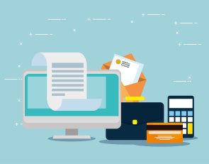 Online Rechnung. Symbolfoto von Pixabay